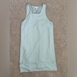 Nordstrom Leith Sleeveless Short Mint Green Dress